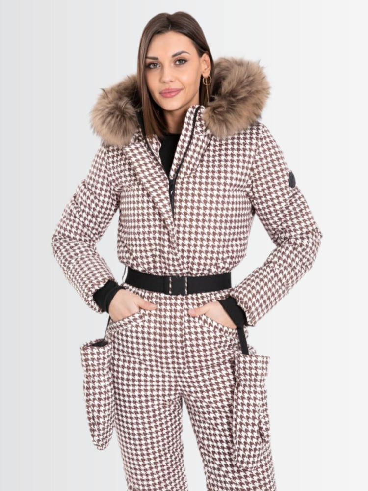 Комбинезон женский зимний Pied-de-poule