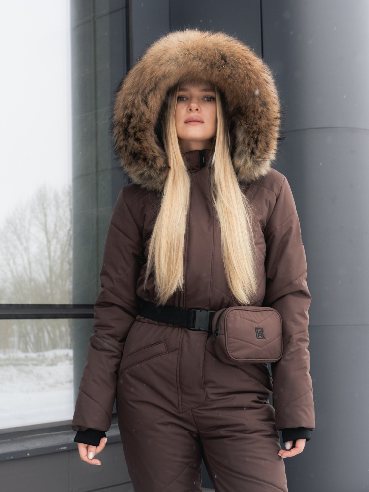 Комбинезон женский зимний LUXE Brownie Комбинезон женский зимний LUXE Brownie