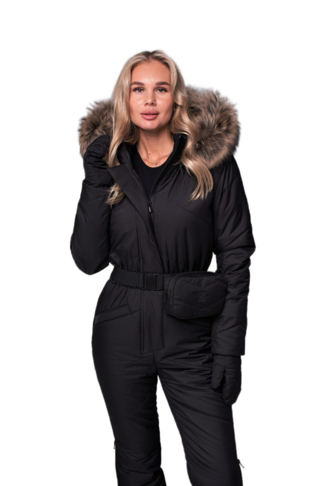 Комбинезон женский зимний LUXE Black Комбинезон женский зимний LUXE Black