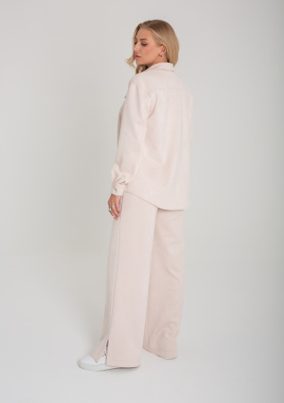 Костюм женский (рубашка+брюки) оттенок Айвори