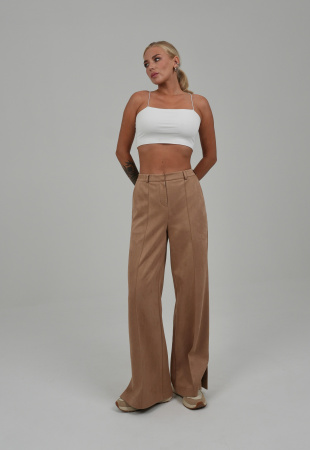 Костюм женский (рубашка+брюки) оттенок Бронза