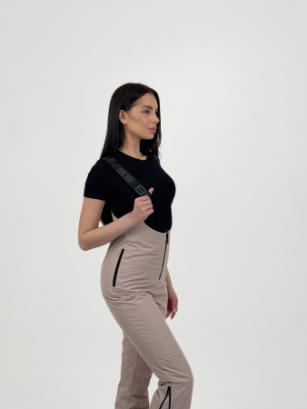 Брюки горнолыжные женские оттенок Пудра