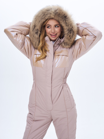 Комбинезон женский зимний Бонклер Бежевый