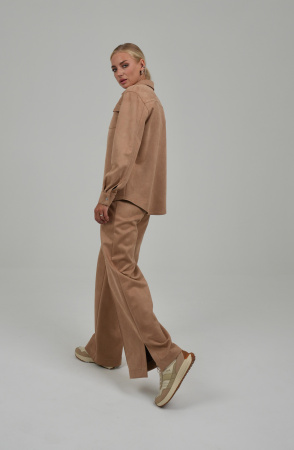 Костюм женский (рубашка+брюки) оттенок Бронза