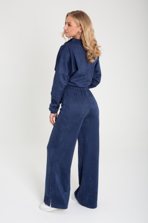 Костюм женский (свитшот+брюки) оттенок Синий
