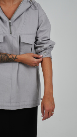 Анорак женский оттенок серый