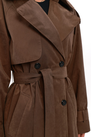 Женское утепленное Пальто оттенок Коричневый