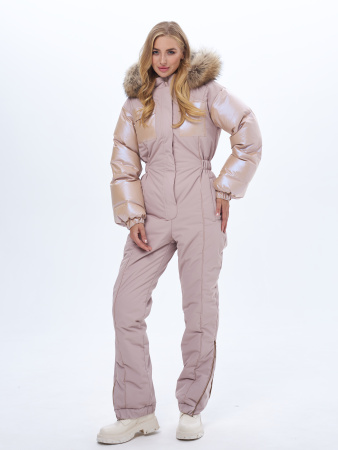 Комбинезон женский зимний Бонклер Бежевый