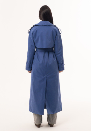 Женское утепленное Пальто оттенок Синий