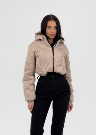 Демисезонный женский горнолыжный комбинезон Латте