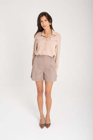 Шорты женские оттенок Фундук Шорты женские оттенок Фундук