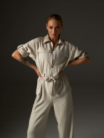 Комбинезон женский летний Жемчужный