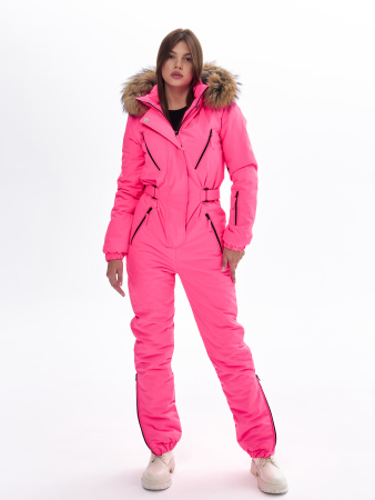 Комбинезон женский зимний Престиж Неон розовый