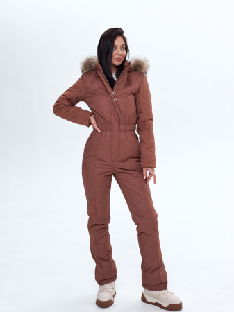 Комбинезон женский зимний Диамант Карамель