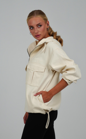 Анорак женский оттенок кремовый