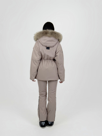 Брюки горнолыжные женские оттенок Пудра