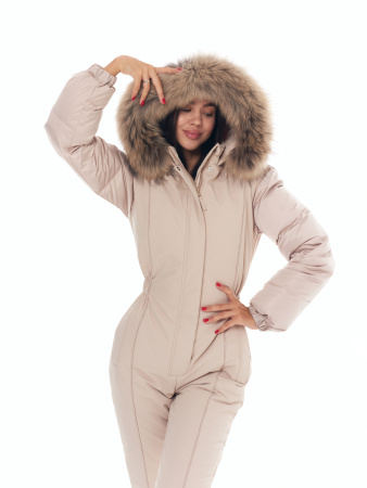 Комбинезон женский зимний Бонклер Айвори