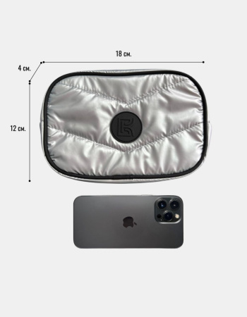 Поясная сумка Bonkombinezon Серебро