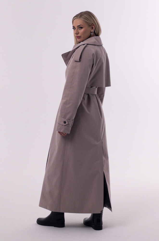 Женское утепленное Пальто оттенок Пыльная роза