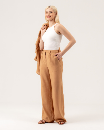 Женские брюки оттенок Песочный