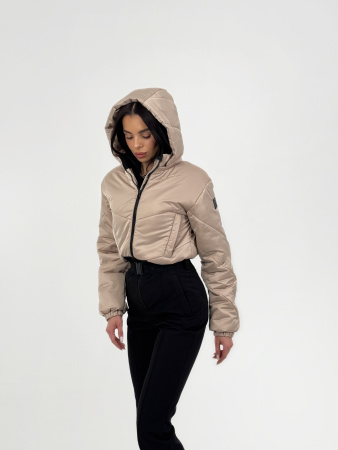 Демисезонный женский горнолыжный комбинезон Латте