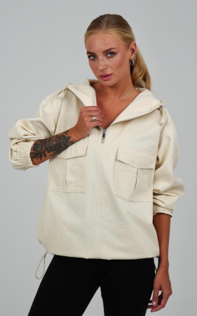 Анорак женский оттенок кремовый