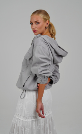 Анорак женский оттенок серый