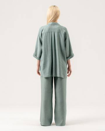 Женская рубашка оттенок Полынь