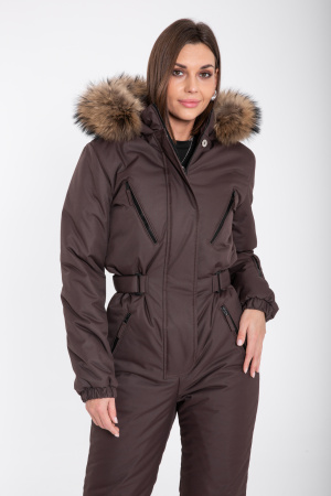Комбинезон женский зимний Престиж Темный шоколад