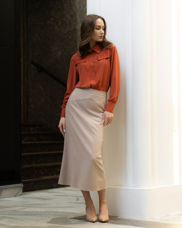 Блузка женская BONCHIC Терракот