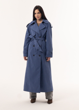 Женское утепленное Пальто оттенок Синий