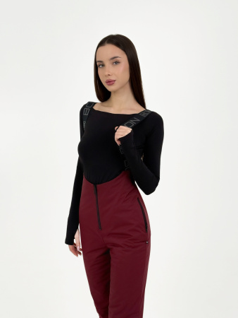 Брюки горнолыжные женские оттенок Бордо