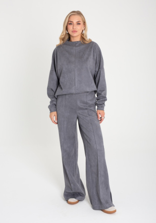 Костюм женский (свитшот+брюки) оттенок Серый