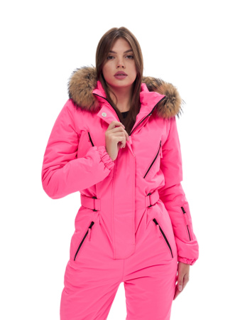 Комбинезон женский зимний Престиж Неон розовый