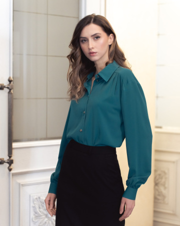 Блузка женская BONCHIC Изумруд