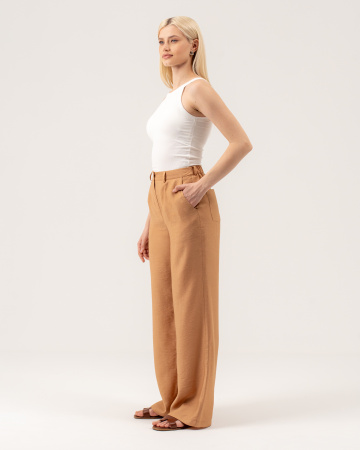 Женские брюки оттенок Песочный