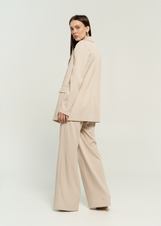 Костюм женский (жакет+брюки) оттенок Бежевый