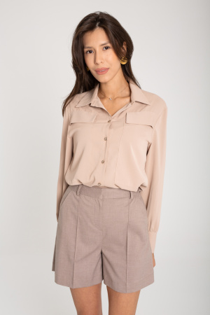 Шорты женские оттенок Фундук Шорты женские оттенок Фундук