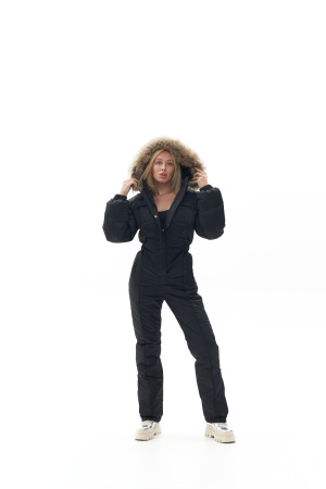 Комбинезон женский зимний Бонклер Черный