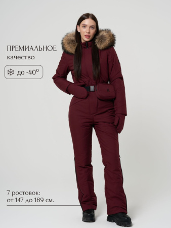 Комбинезон женский зимний LUXE Bordo