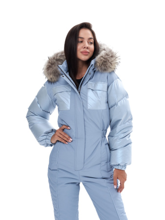Комбинезон женский зимний Бонклер Небесно-голубой