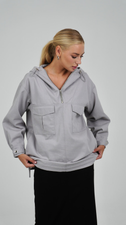 Анорак женский оттенок серый