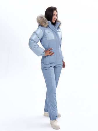 Комбинезон женский зимний Бонклер Небесно-голубой