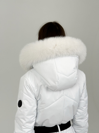Комбинезон женский зимний Гранд Сибирь (белый мех)