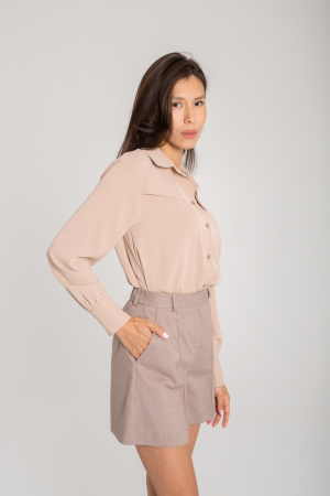 Шорты женские оттенок Фундук Шорты женские оттенок Фундук