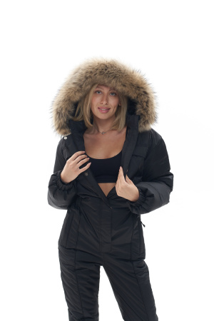 Комбинезон женский зимний Бонклер Черный