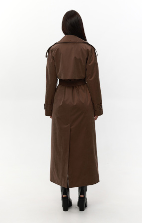 Женское утепленное Пальто оттенок Коричневый