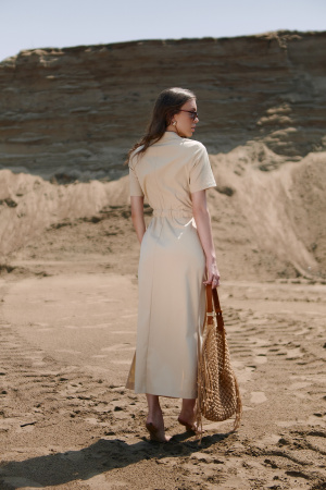 Платье женское BONCHIC Топлёное молоко