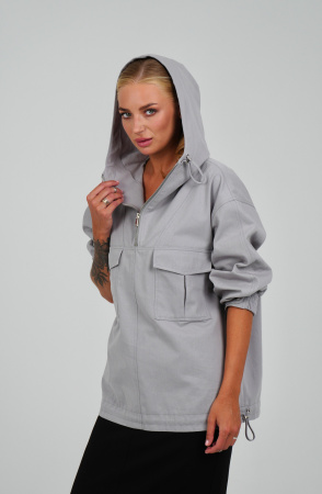 Анорак женский оттенок серый