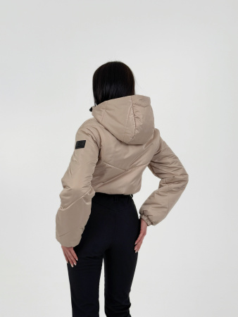Демисезонный женский горнолыжный комбинезон Латте